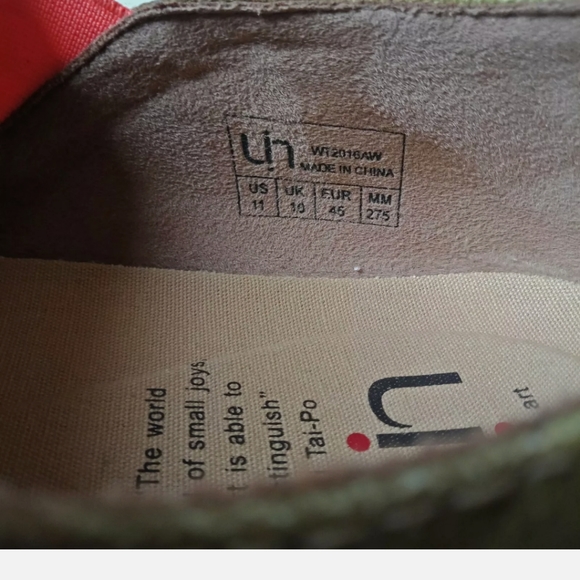 LIFE IS ART men's Colorful Abstract Geometric Canvas shoes 45 (small fault) - Picture 9 of 12